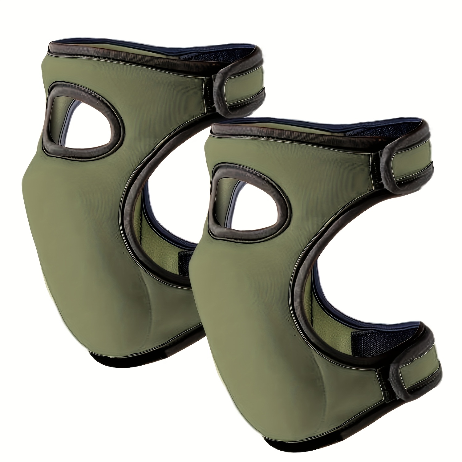 Green GardenVibz gardening knee pads, shown as a pair